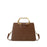 Geo - Recycled Vegan Mini Tote - Espresso