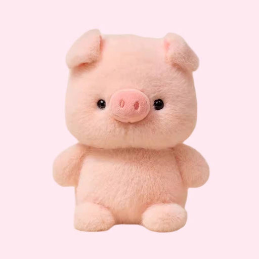 6.5" Pink Pig Plush