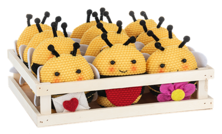 Bee Mine Stuffed Ornaments