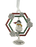 Orn Snowman With Cardinal