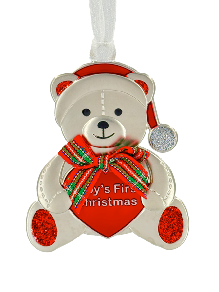 Orn Baby's Frist Christmas Bear