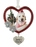 Orn Frame Heart With Pawprints
