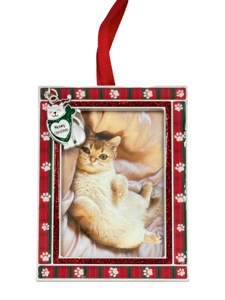 Orn - Cat - Meowy Christmas-Frame