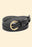 Circle Buckle Leather Belt