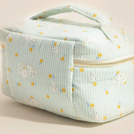 Flower Print Makeup Case Cosmetic Bag