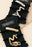 Mixed 3Pc Metallic Charms Hair Tie Set