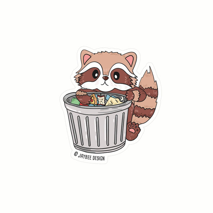 Cute Trash Racoon Sticker