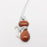 Natural Stone Cat-shaped Pendant Necklace - CS