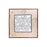 Framed Panel Lily Outline Square Scarf