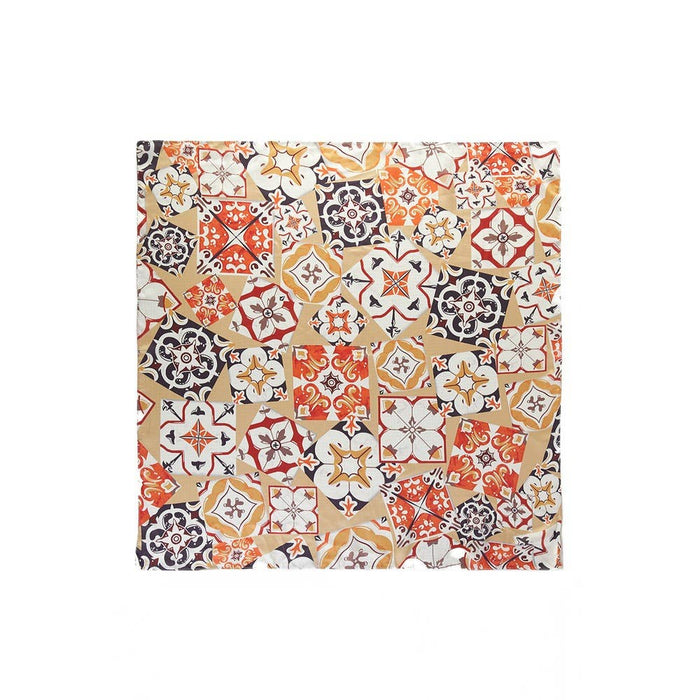 Ceramic Tile Patchwork Square Scarf
