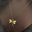 Dragonfly Charm Gold-plated Necklace