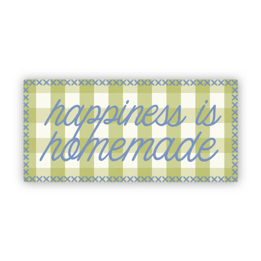 Happiness is Homemade Sticker 3.3x1.6in