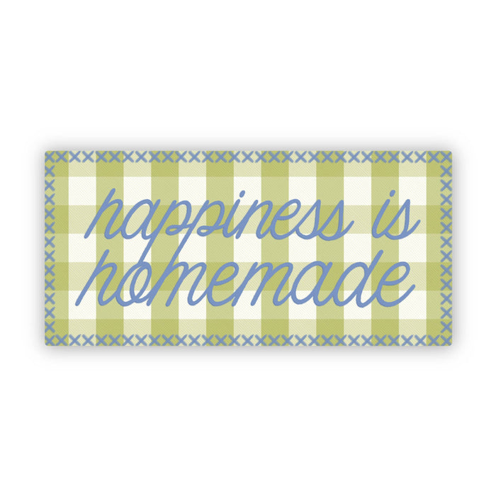 Happiness is Homemade Sticker 3.3x1.6in