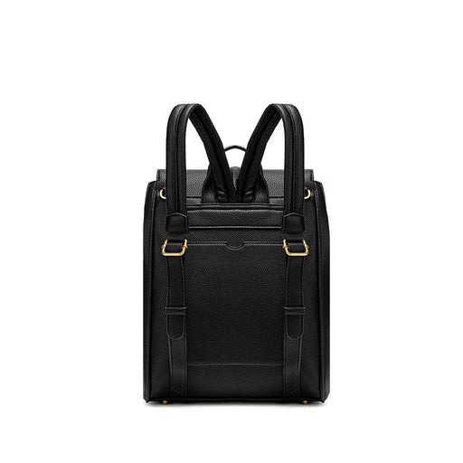 Lock - Recycled Vegan Backpack - Black Pebbled