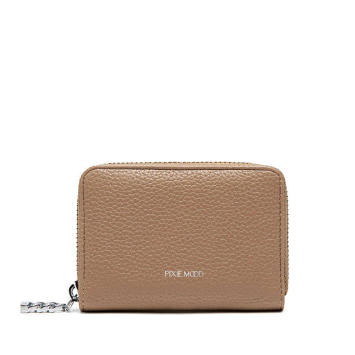Kimi - Recycled Vegan Card Wallet - Latte Pebbled