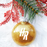 Heated Rivalry | Ornament | Gold Glitter | Plastic |