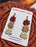 Triple Leaf Dangles | Polymer Clay Earrings 