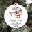 Baby's First Christmas Ornament 2026 | Santa and Reindeer