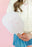 Coquette Pink Bow & Floral Double-Sided Pickleball Paddle