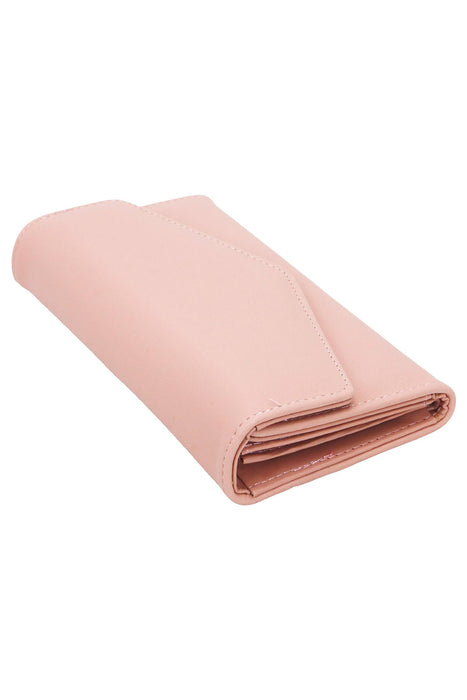 Tri-Fold Envelope Faux Vegan Leather Wallet