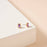 12 Assorted Birth Stone Stud Earrings