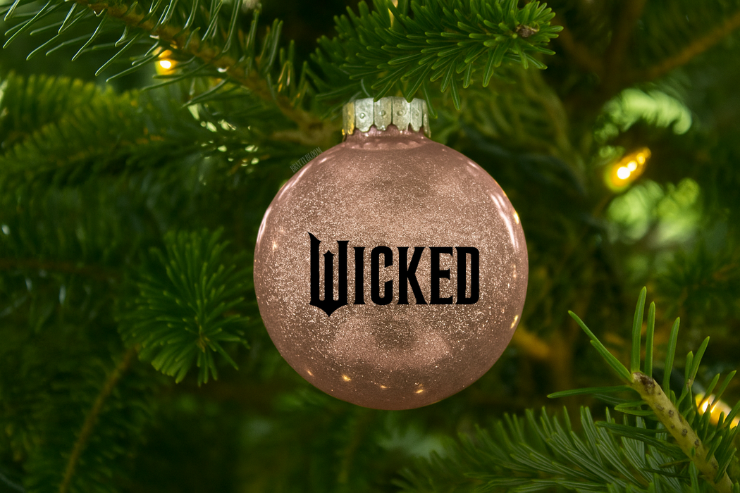 Good Witch & Bad Witch Glitter Ornament | Plastic | Wizard 