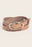 Long Oval Buckle Leather Belt