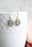 Aqua Glass Earrings | Sparkling Oval Drops