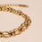 18K Gold-Dipped Stainless Steel Chain Link | Bracelet