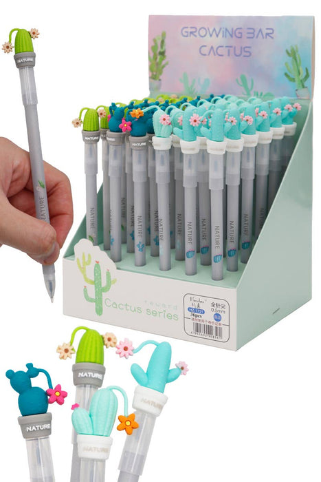 Cactus Succulent Plant Pot Pen Collection - 36 pcs