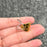 18K Gold Plated S.Steel Two Tone Half Hollow Ring - FGS