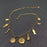 Green Tone Charm 18K Gold Plated S.Steel Necklace - FGS