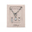 18K Gold Angel Wing Charm Holder Necklace Gift Set