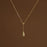 Gold Water Drop Necklace Chain Pendant