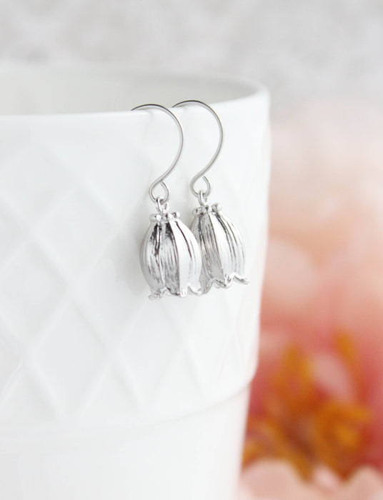 Bell Flower Earrings - GOLD