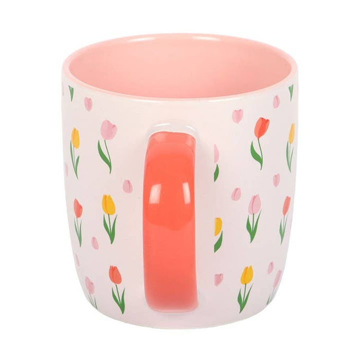 Spring Tulip Print Mug
