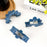 Elegant Blue Wave Hair Clip