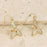 Cottage Floral Dried Flower Star Earring