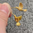 18K Gold Plated Hummingbird Ear Studs