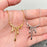 FGS - Lava Flowing Charm18K Gold Plated SS Necklace