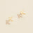 Initial Metal Stud Earrings 16 Assorted Pack