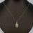 Natural Stone Charm Stainless Steel Necklace