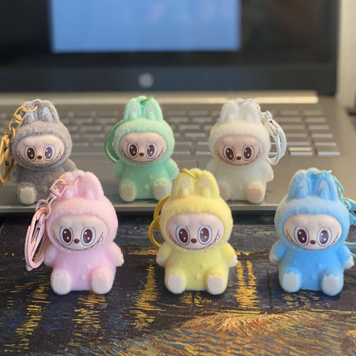 4-6cm Sitting Labubu Inspired Pendant/Keychain/Bag Charm