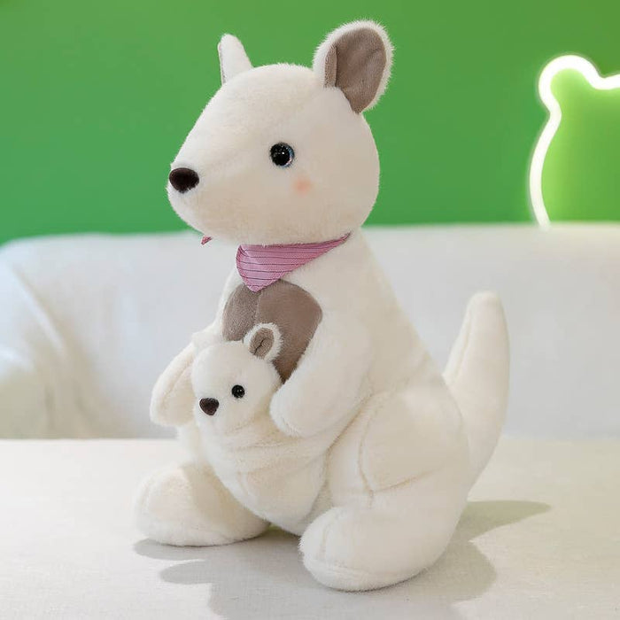 10" Mom and Baby Kangaroo Plush