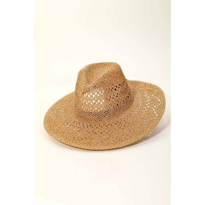 Loose Weave Straw Sun Hat