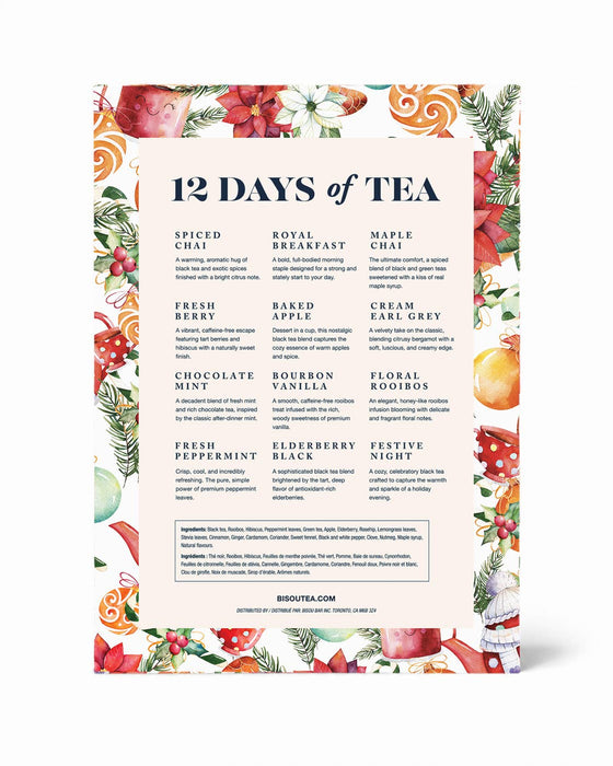 12 Days of Tea - Holiday Tea Advent Calendar