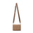 Gianna - Recycled Vegan Crossbody Bag - Latte Pebbled