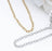 18K Gold PVD Stainless Steel Cable Link Chain Necklace