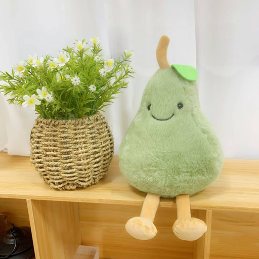 8" Pear Plush (length including legs)