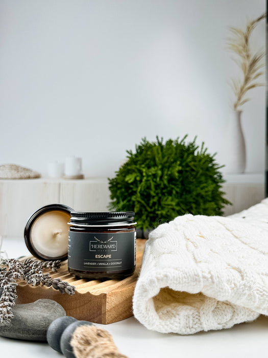 Soy Candle | Escape (Lavender + Coconut + Vanilla)